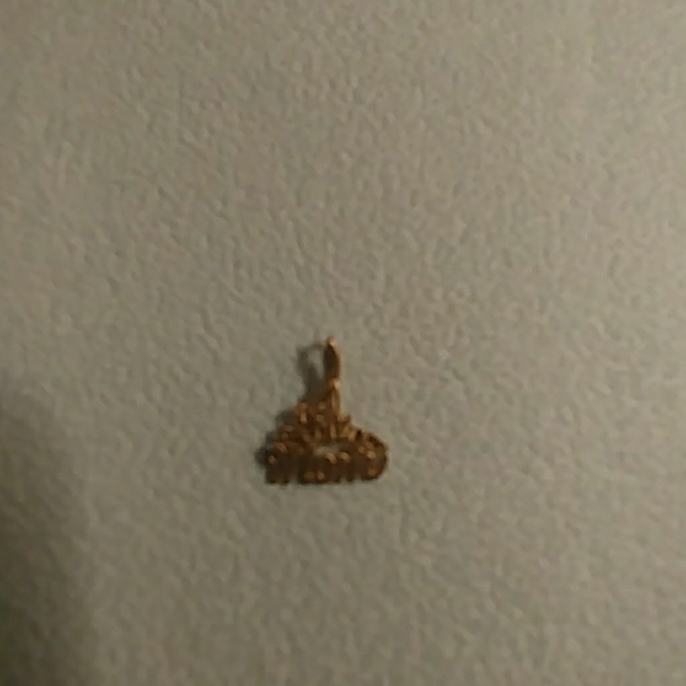 24k gold #1 Mom charm